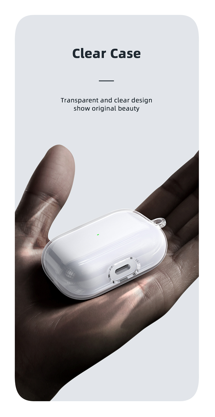 USAMS-Ultra-Thin-Transparent-Anti-Scratch-Non-Yellow-TPU-Earphone-Storage-Case-with-Keychain-for-App-1908728-3