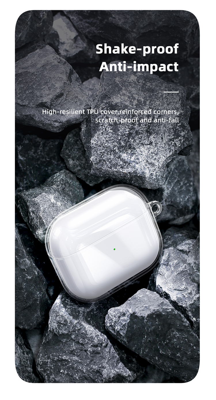 USAMS-Ultra-Thin-Transparent-Anti-Scratch-Non-Yellow-TPU-Earphone-Storage-Case-with-Keychain-for-App-1908728-5