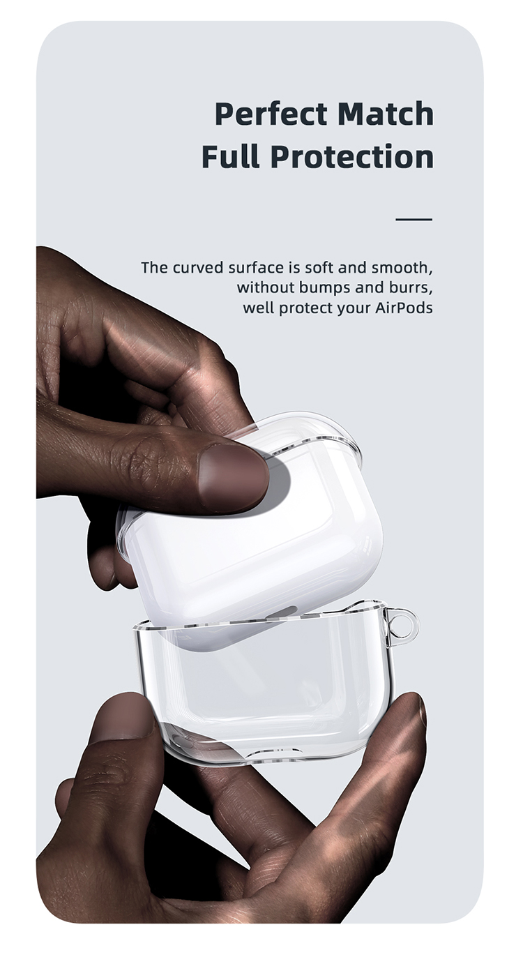 USAMS-Ultra-Thin-Transparent-Anti-Scratch-Non-Yellow-TPU-Earphone-Storage-Case-with-Keychain-for-App-1908728-6