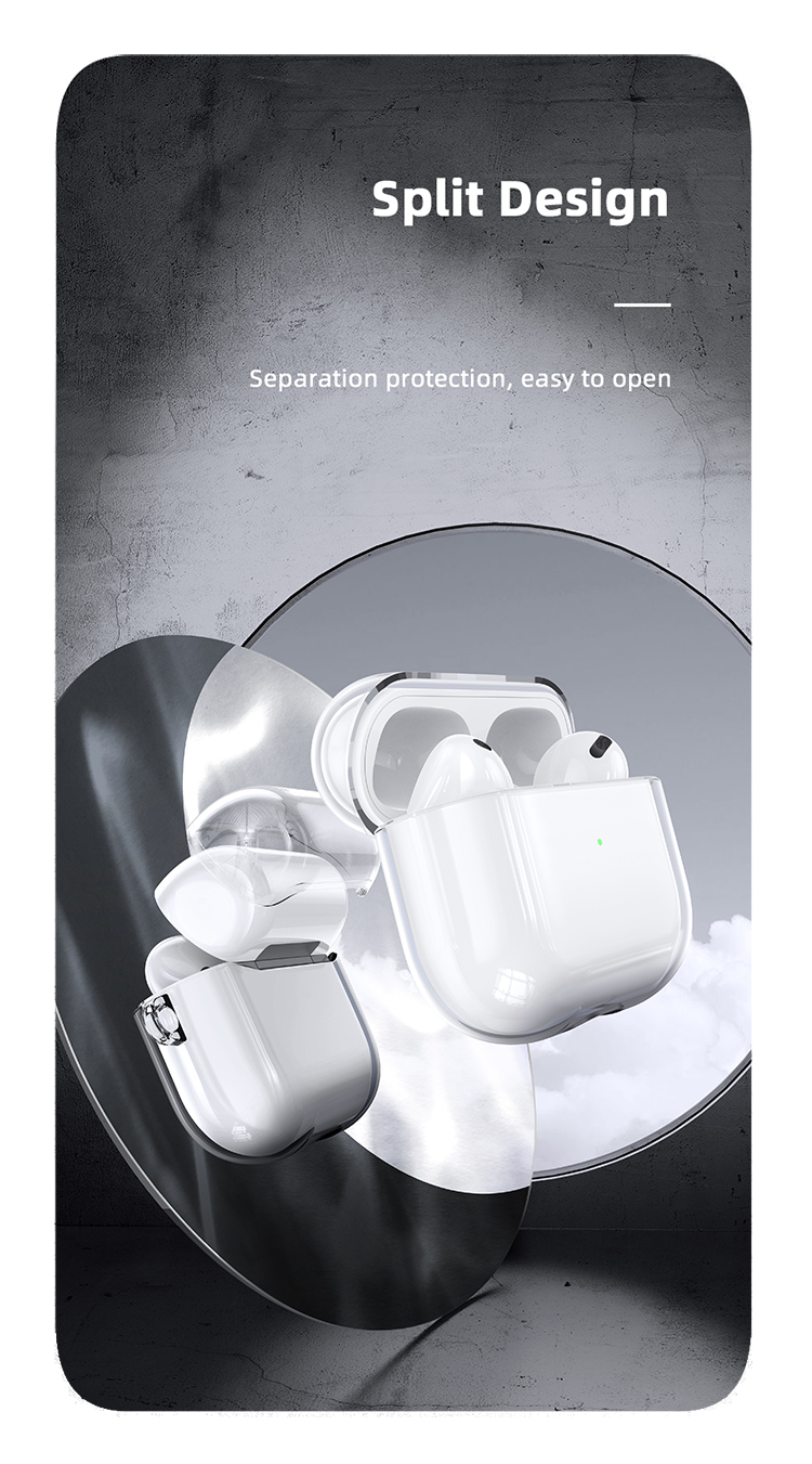 USAMS-Ultra-Thin-Transparent-Anti-Scratch-Non-Yellow-TPU-Earphone-Storage-Case-with-Keychain-for-App-1908728-8