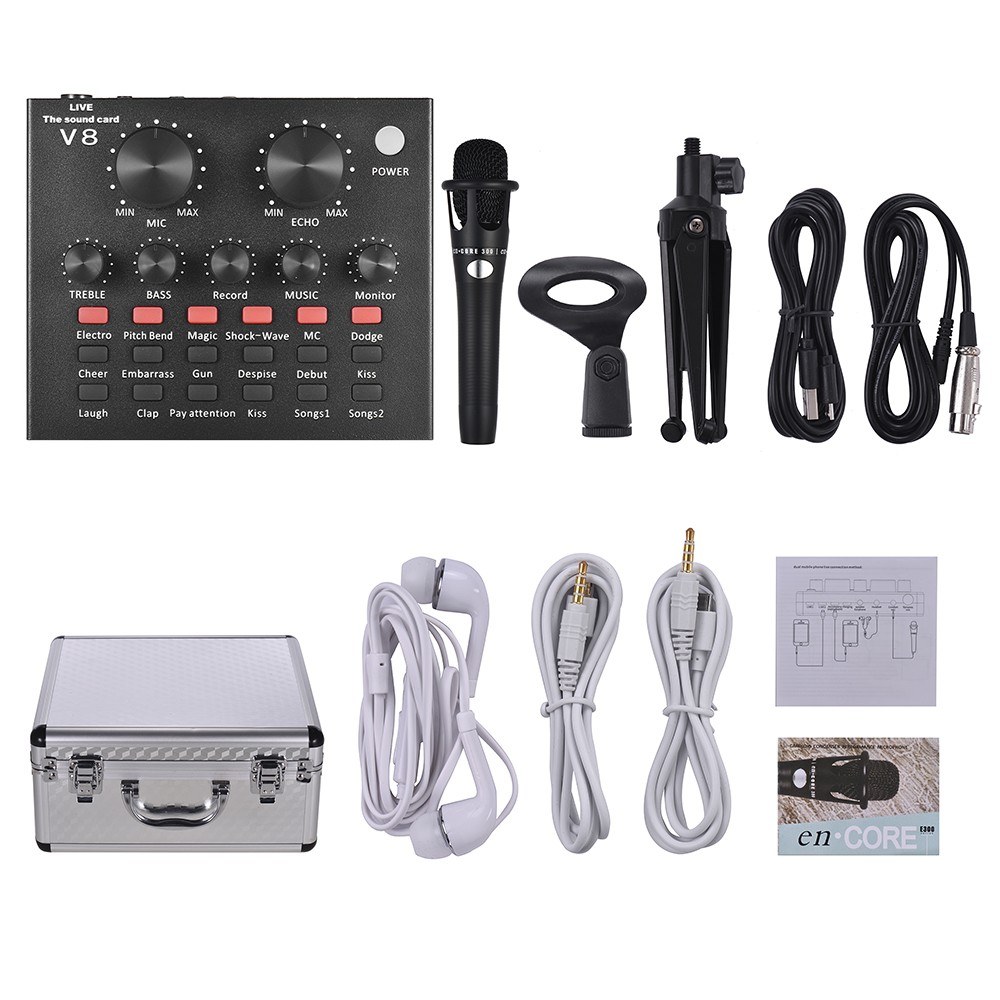 USB-Sound-Card-Microphone-with-Tripod-Audio-Cable-Earphone-for-Broadcast-Live-Streaming-for-Tik-Tok--1593368-7