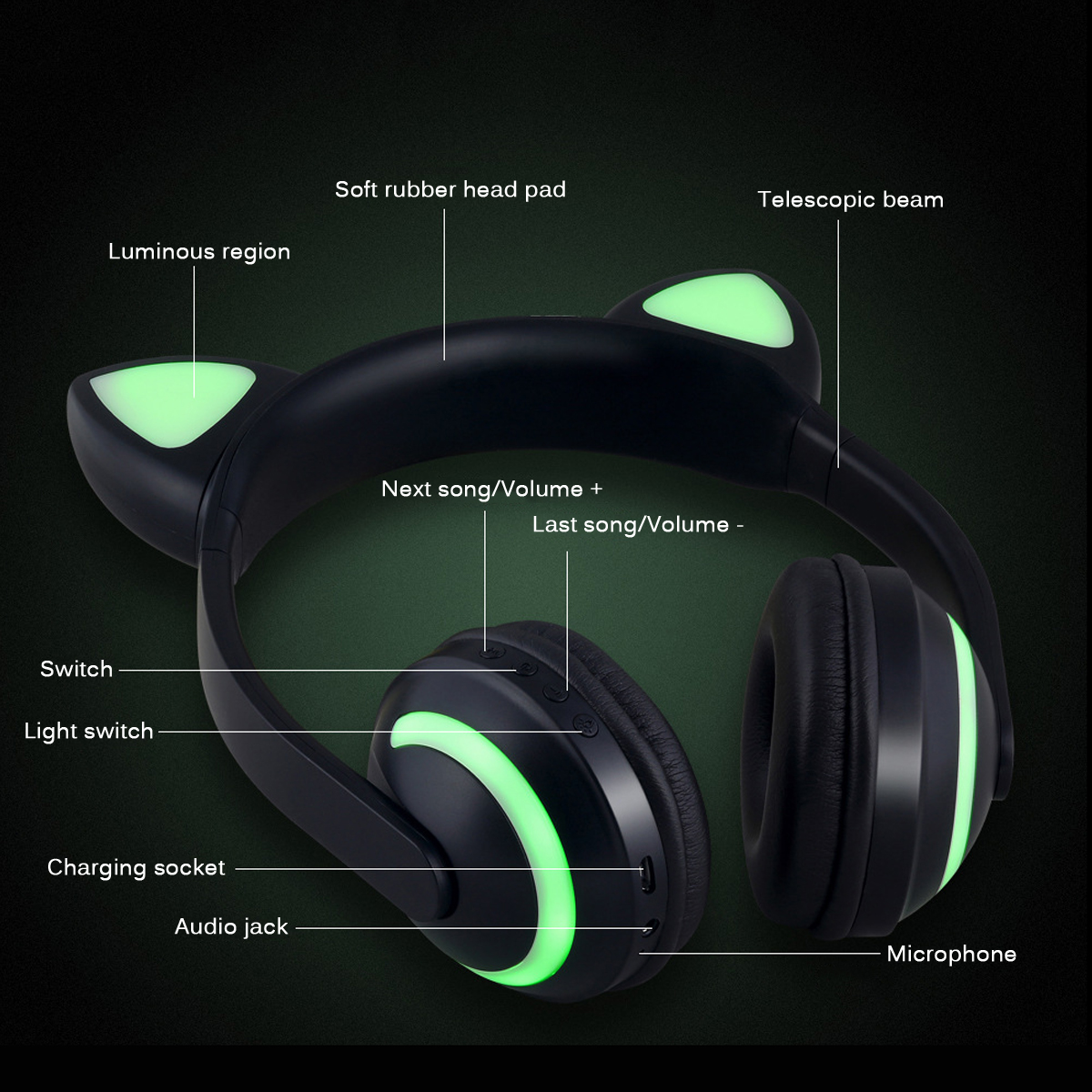 Wireless-bluetooth-50-Headphone-LED-Colorful-Car-Ears-Cute-Music-Headset-Stereo-Headphone-with-Mic-1795906-3