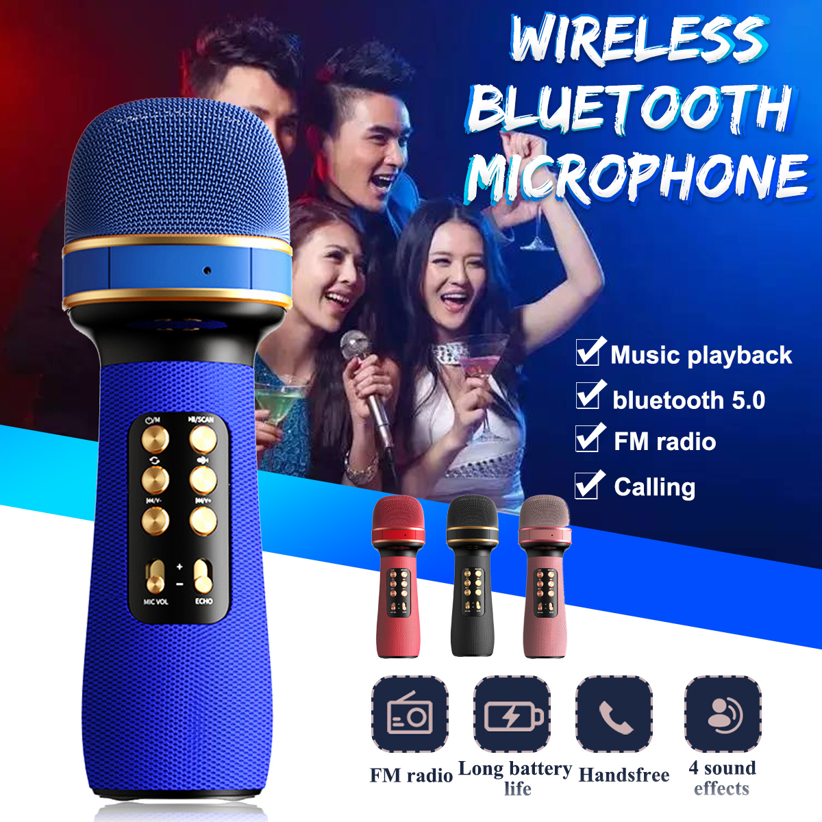 Wireless-bluetooth-Microphone-FM-Radio-Audio-Integrated-Condenser-Microphone-1974793-1