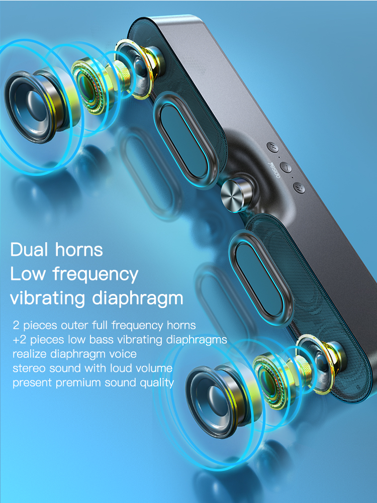 Yesido-YSW-05-Dual-Horns-bluetooth-50-HiFi-Bass-Stereo-Surround-Wireless-Handsfree-Speaker-Soundbar--1885882-3