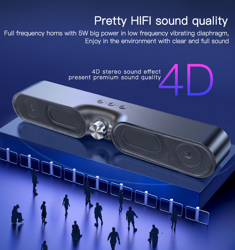 Yesido-YSW-05-Dual-Horns-bluetooth-50-HiFi-Bass-Stereo-Surround-Wireless-Handsfree-Speaker-Soundbar--1885882-4
