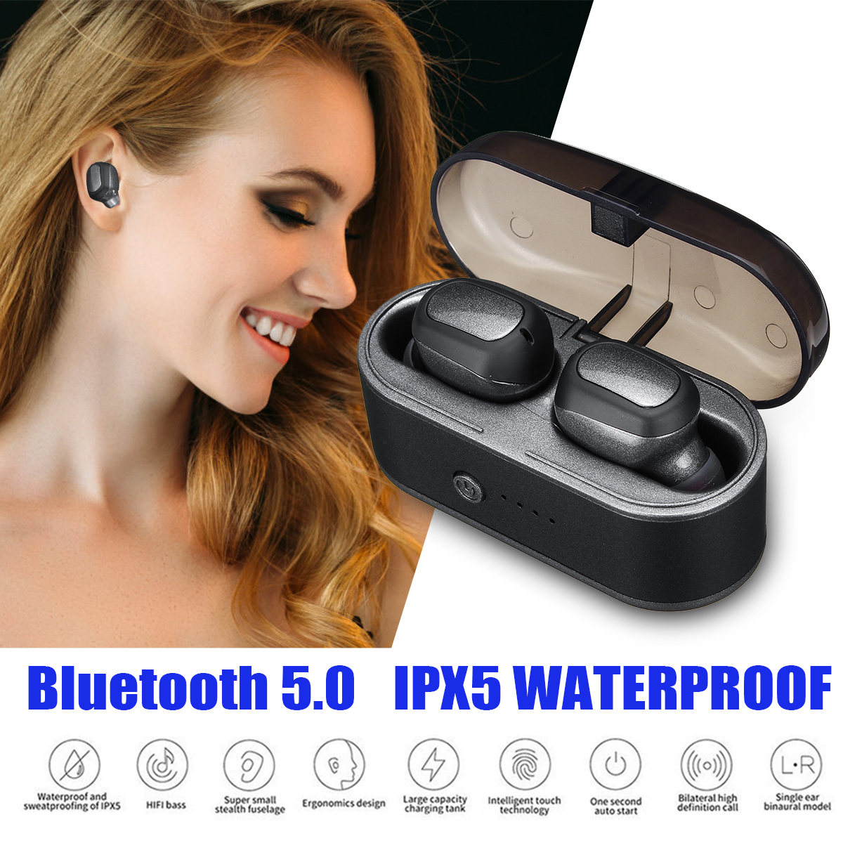 bluetooth-50-TWS-Mini-Wireless-Earbuds-Earphone-CVC-80-Noise-Cancelling-Bass-Stereo-IPX5-Waterproof--1425920-2