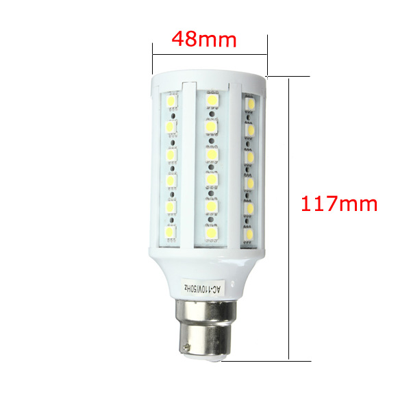 B22-10W-SMD-5050-WhiteWarm-White-60-LED-Corn-Light-Bulb-AC-110V-917206-5