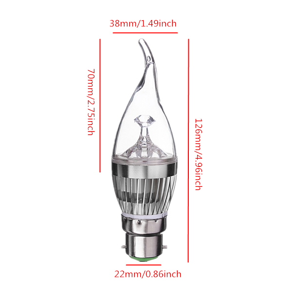 B22-45W-500-550lm-WhiteWarm-White-LED-Candle-Light-Bulb-85-265V-958237-5