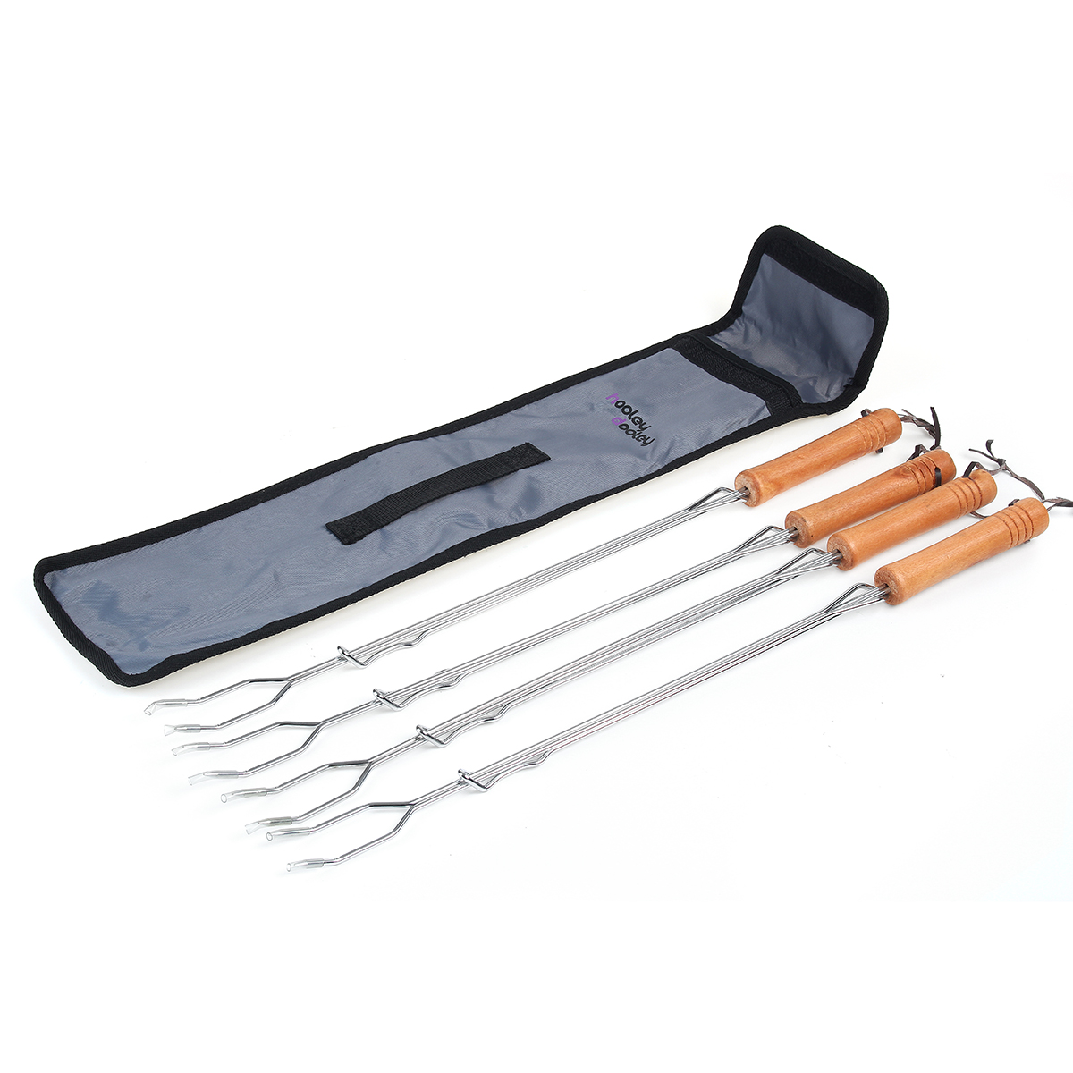 4pcsset-BBQ-Stainless-Steel-Telescopic-Barbecue-Forks-Outdoor-Barbecue-Tools-1812527-4