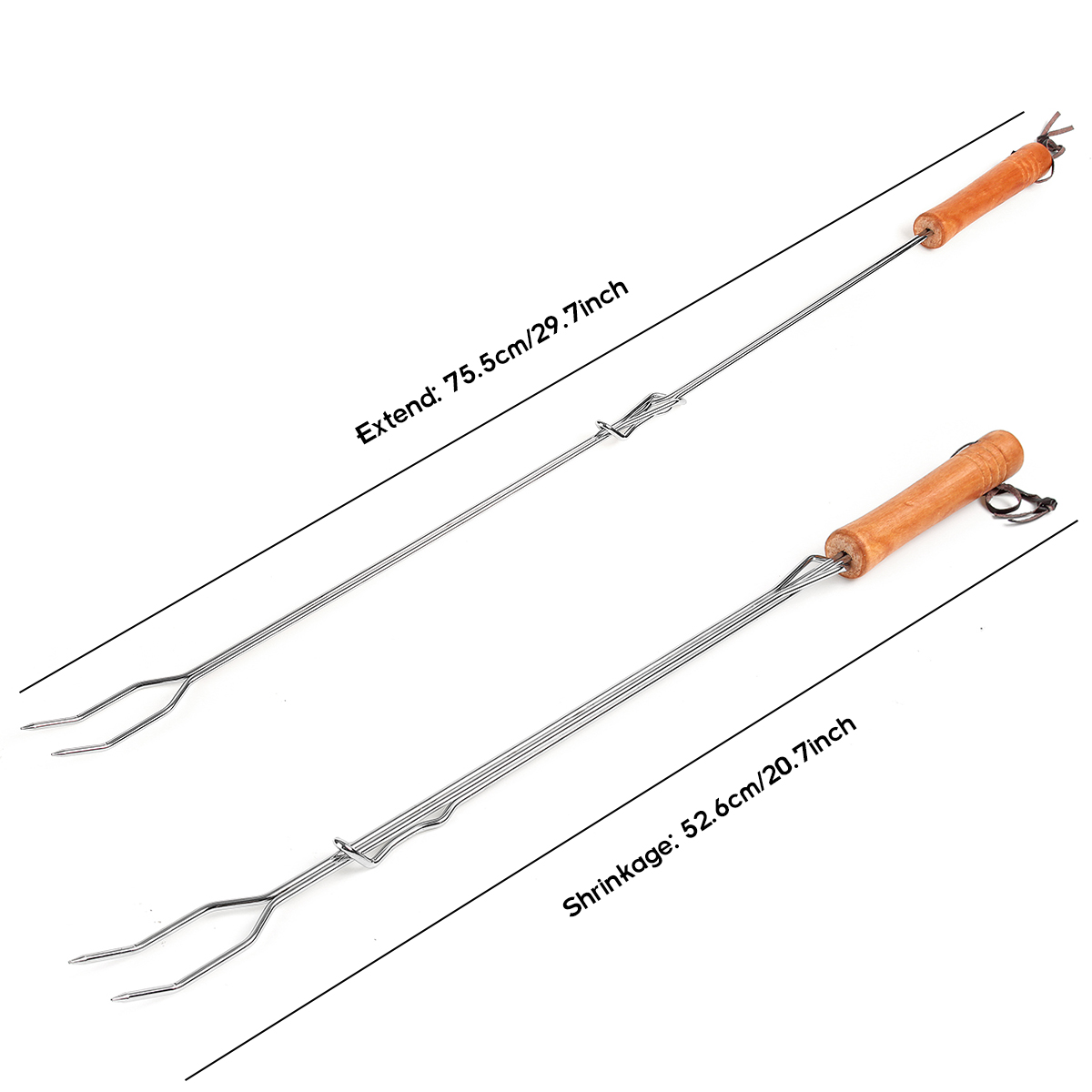 4pcsset-BBQ-Stainless-Steel-Telescopic-Barbecue-Forks-Outdoor-Barbecue-Tools-1812527-9