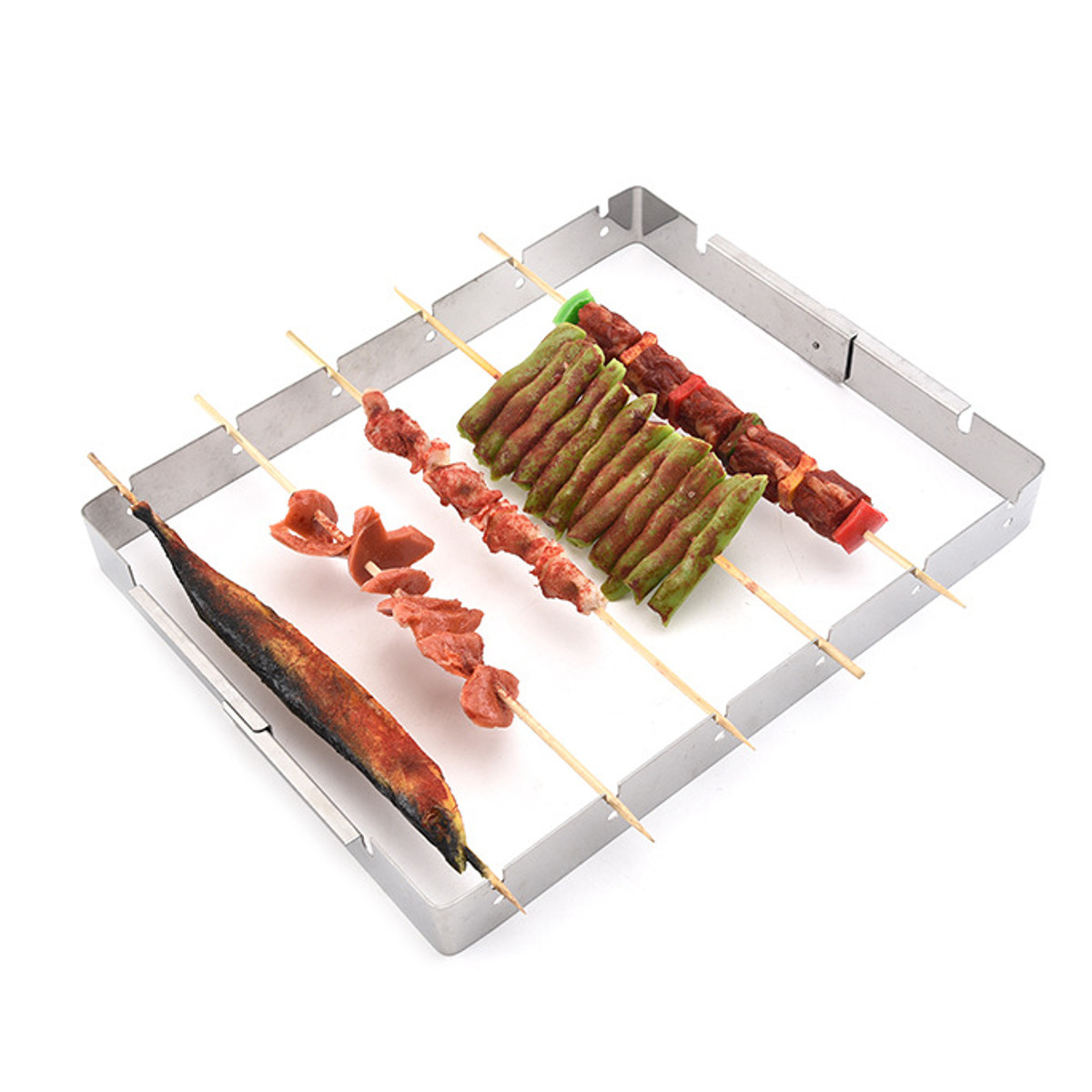 Portable-Barbecue-BBQ-Rack-Stainless-Steel-Skewer-Meat-Foods-Grill-Camping-Tool-1753748-5