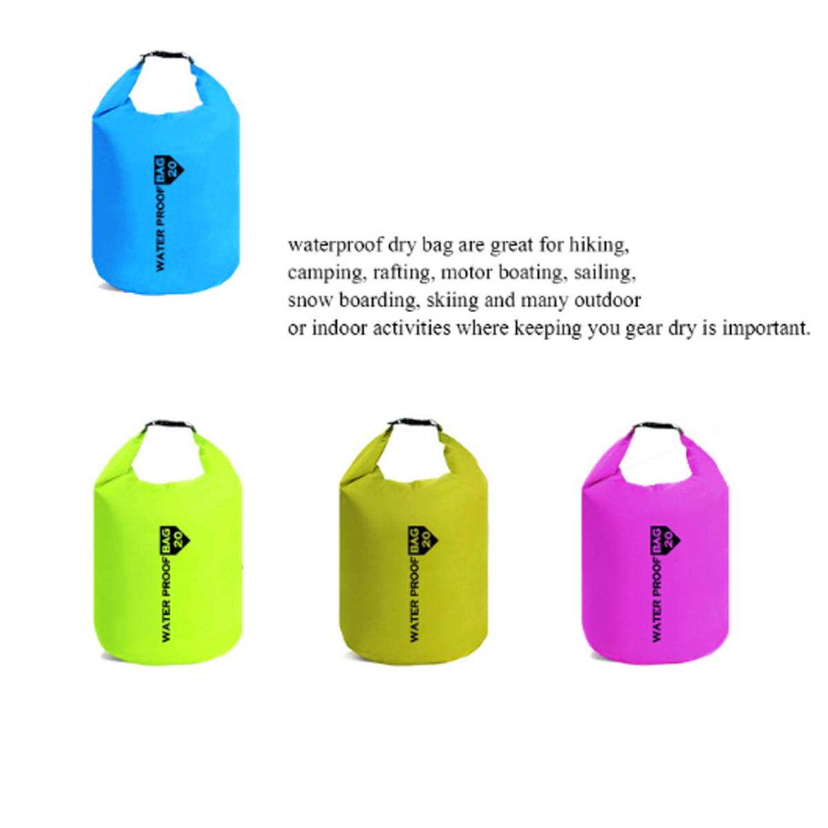 10L-20L-40L-70L-Waterproof-Bag-Dry-Sack-Storage-Pack-For-Kayak-Canoeing-Camping-Travel-1531416-3