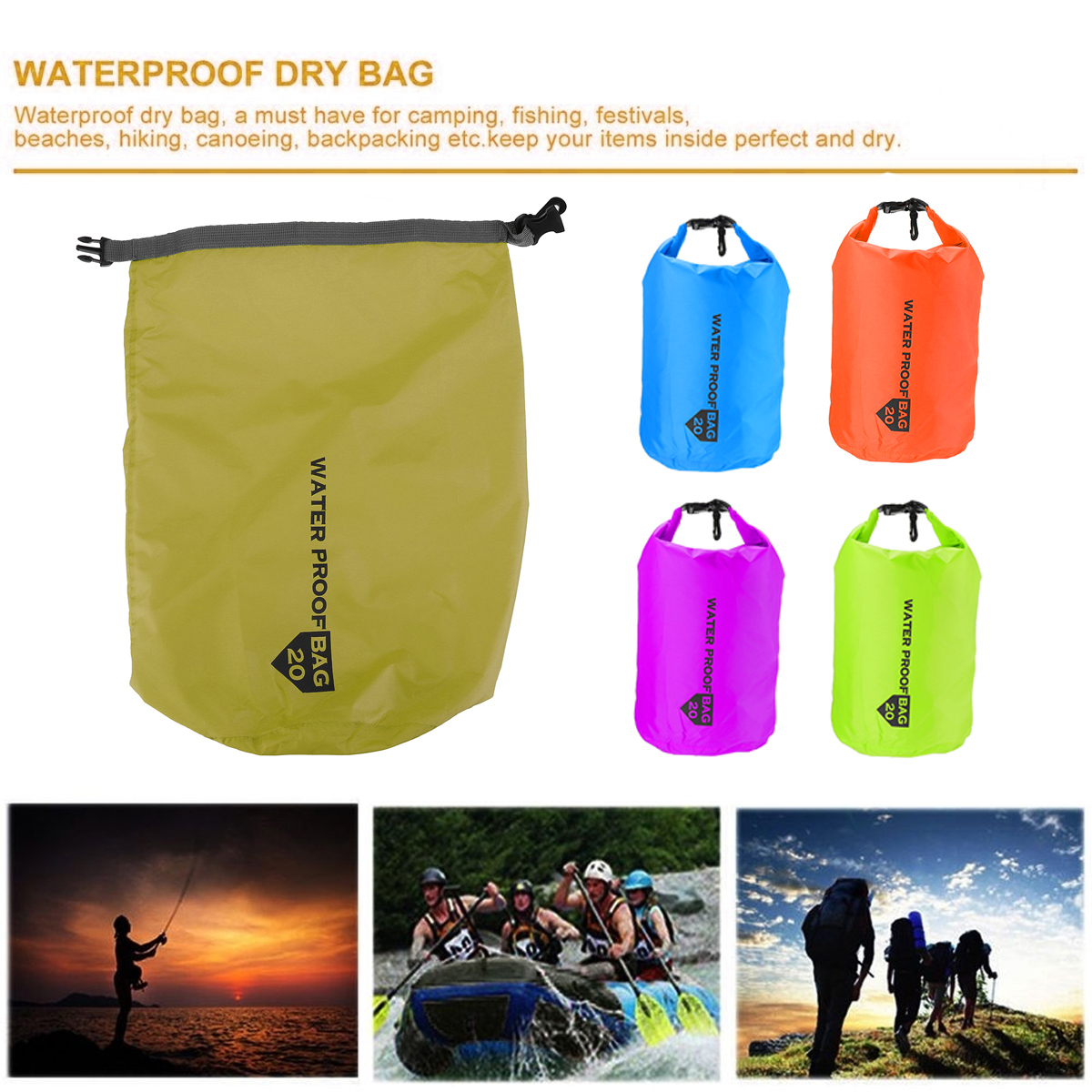 10L-20L-40L-70L-Waterproof-Bag-Dry-Sack-Storage-Pack-For-Kayak-Canoeing-Camping-Travel-1531416-5