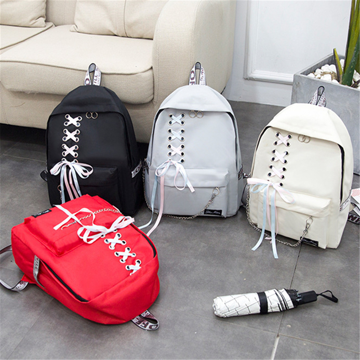 15L-Canvas-Backpack-Student-School-Rucksack-Shoulder-Bag-Outdoor-Travel-1549518-8