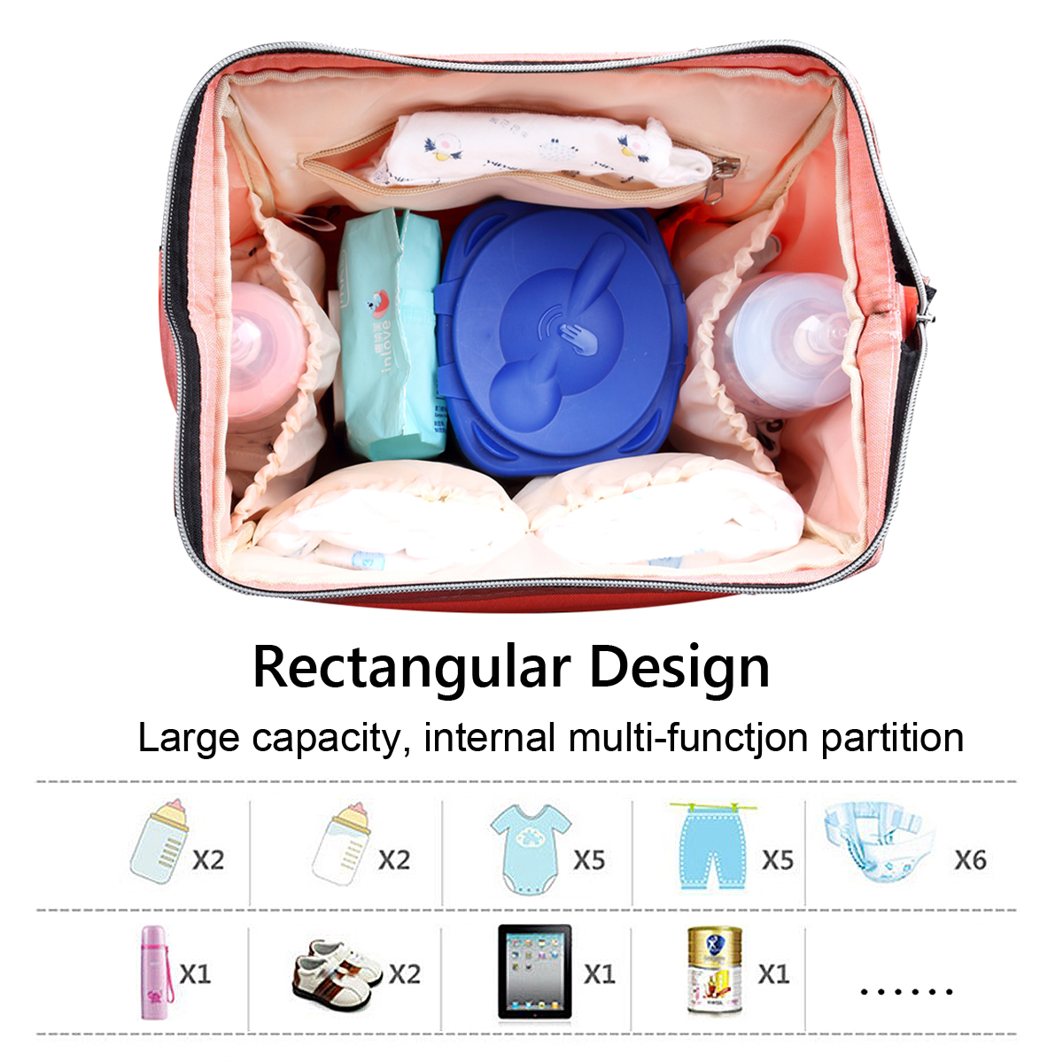 15L-Mummy-Backpack-Travel-Camping-Diaper-Bag-Waterproof-Organizer-Baby-Care-Bag-1345964-3