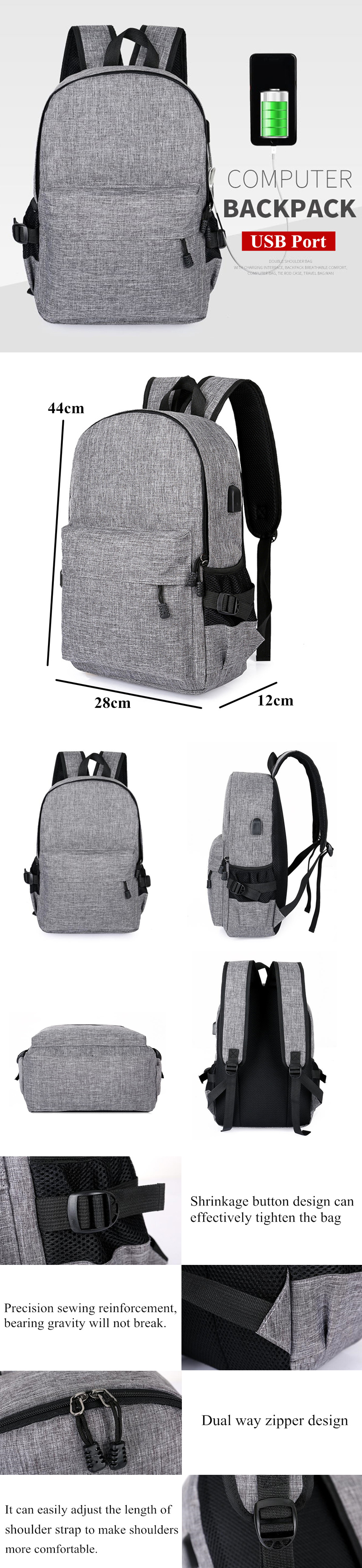15L-Outdoor-USB-Anti-theft-Backpack-Rucksack-Laptop-Bag-School-Shoulder-Bag-Camping-Travel-1445177-1