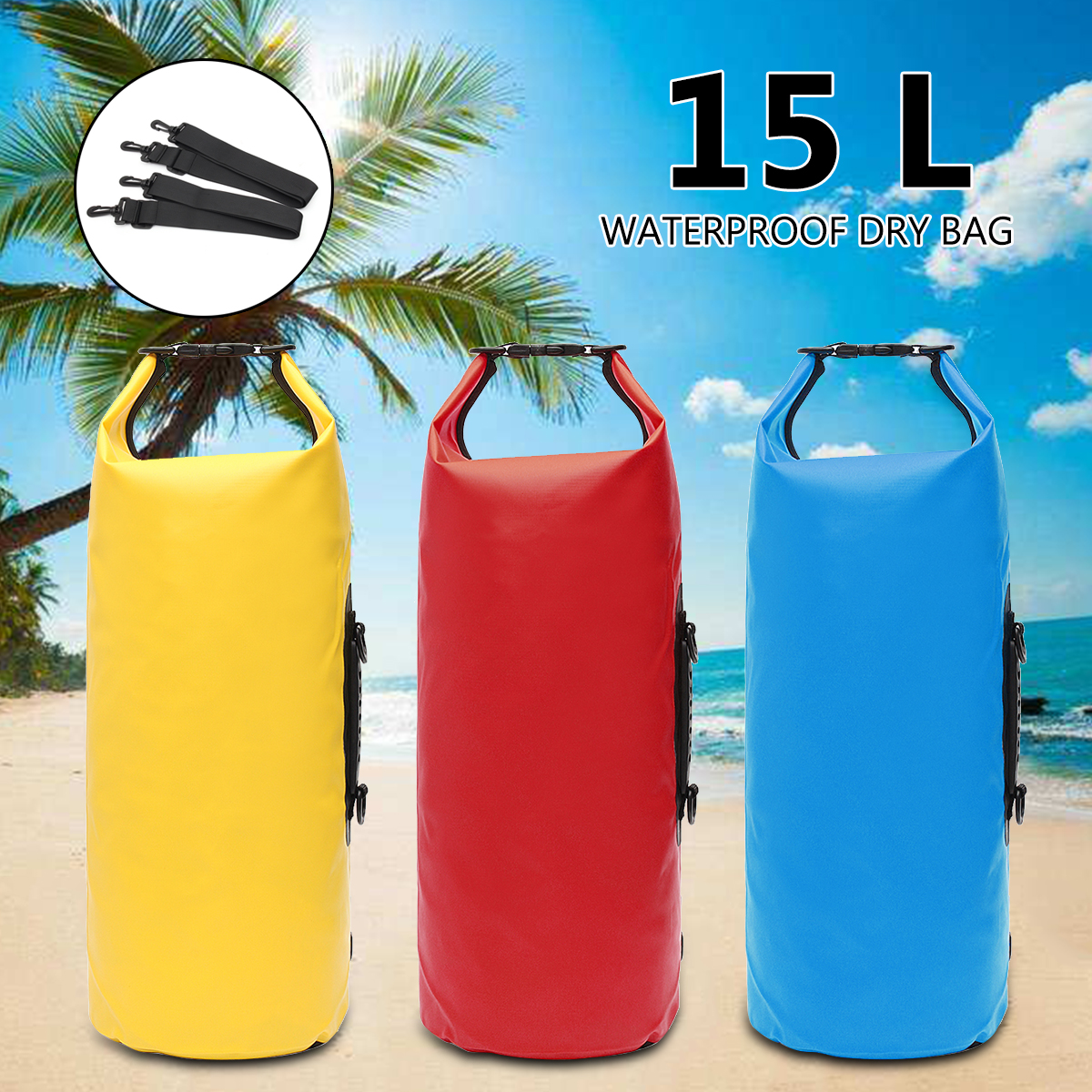 15L-Sports-Waterproof-Dry-Storage-Bucket-Bag-Backpack-Custom-Outdoor-Floating-Boating-Camping-Bag-1640812-1