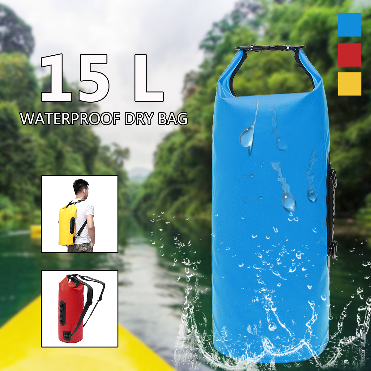 15L-Sports-Waterproof-Dry-Storage-Bucket-Bag-Backpack-Custom-Outdoor-Floating-Boating-Camping-Bag-1640812-3