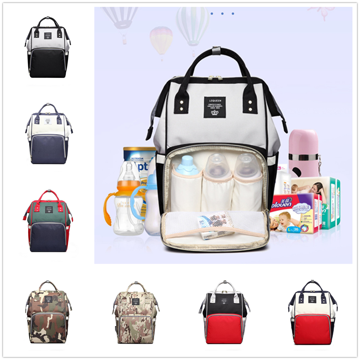 16L-Mummy-Backpack-Baby-Nappy-Diaper-Bag-Large-Capacity-Storage-Pouch-Outdoor-Travel-1471815-1