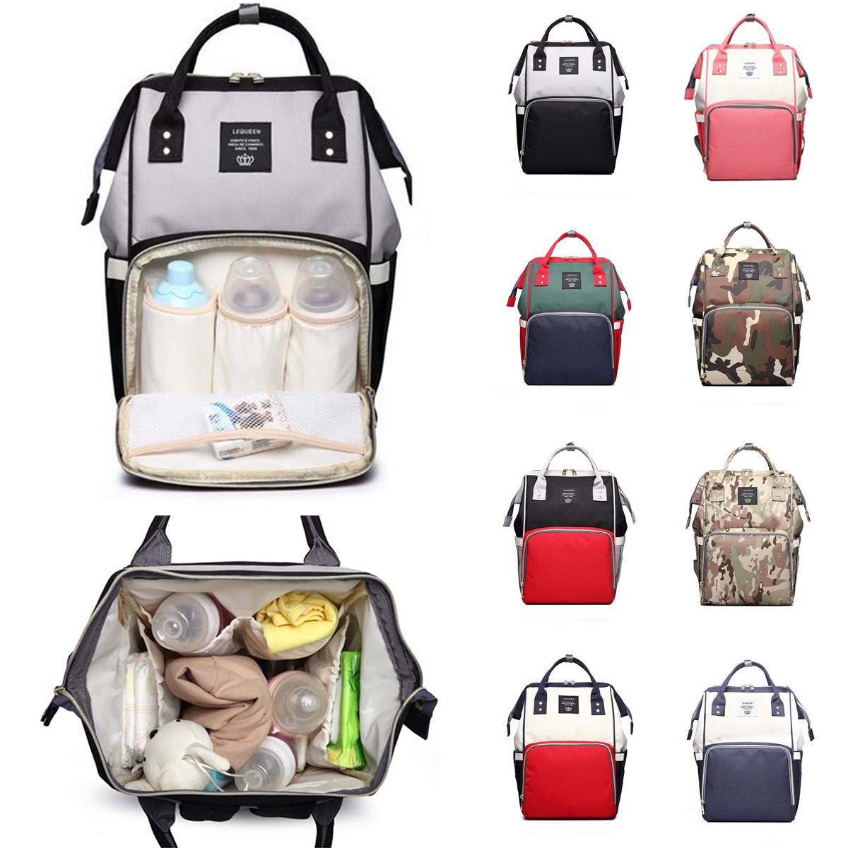 16L-Mummy-Backpack-Baby-Nappy-Diaper-Bag-Large-Capacity-Storage-Pouch-Outdoor-Travel-1471815-2
