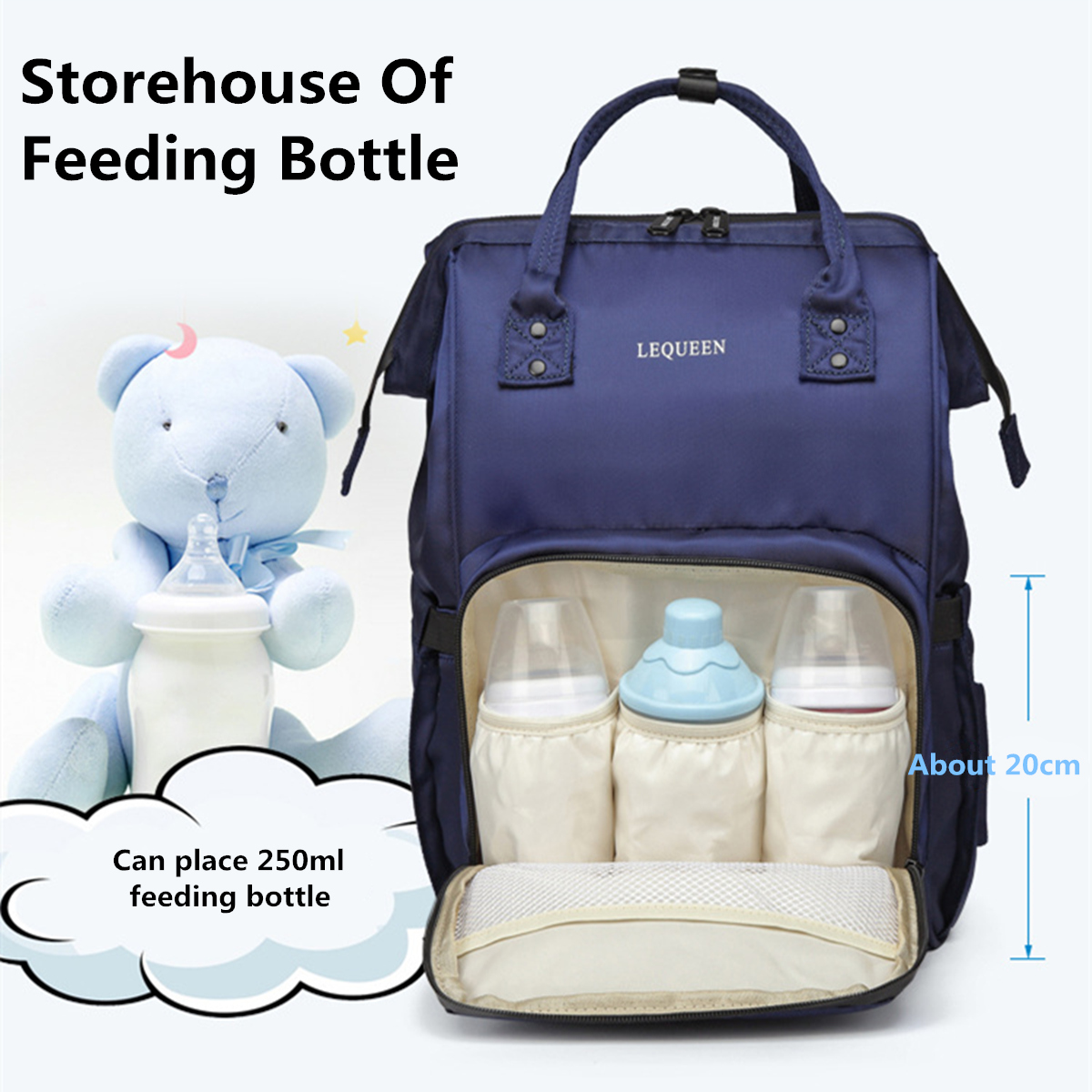 16L-Outdoor-Travel-Mummy-Backpack-Rucksack-Large-Capacity-Baby-Nappy-Diapers-Storage-Bag-1414600-2
