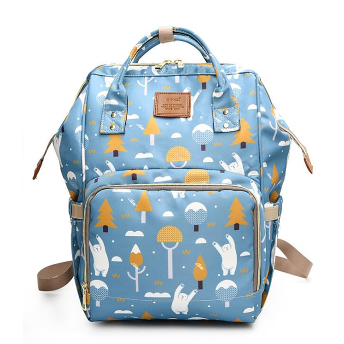 22L-Waterproof-Nappy-Diaper-Baby-Change-Mum-Maternity-Backpack-Women-Travel-Bag-Tote-1340973-1