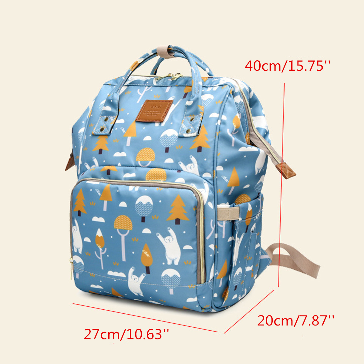 22L-Waterproof-Nappy-Diaper-Baby-Change-Mum-Maternity-Backpack-Women-Travel-Bag-Tote-1340973-3