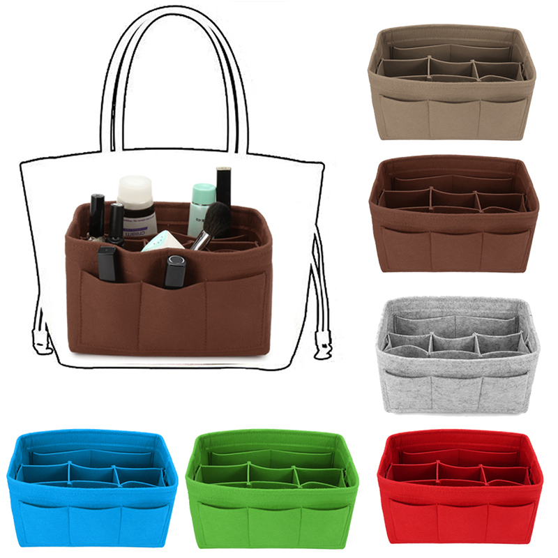 22x11x13cm-Storage-Bag-Multifunctional-Handbag-Storage-Pouch-Travel-Camping-Pocket-Insert-Bag-1344184-1