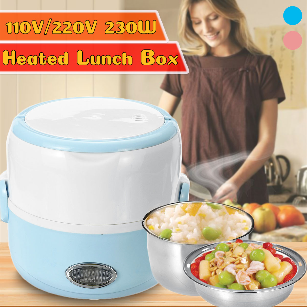 230W-13L-Portable-Electric-Stainless-Steel-Lunch-Bento-Box-Picnic-Bag-Heated-Food-Storage-Warmer-Hot-1661057-3