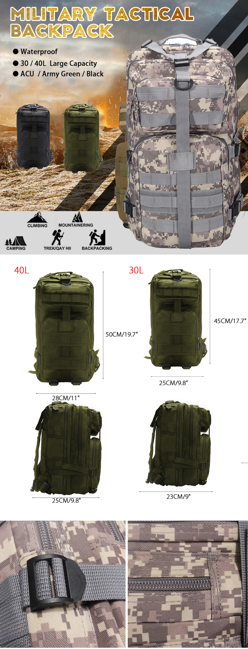 30L-40L-Outdoor-Tactical-Backpack-Waterproof-600D-Nylon-Rucksack-Shoulder-Bag-Camping-Hiking-1469136-1