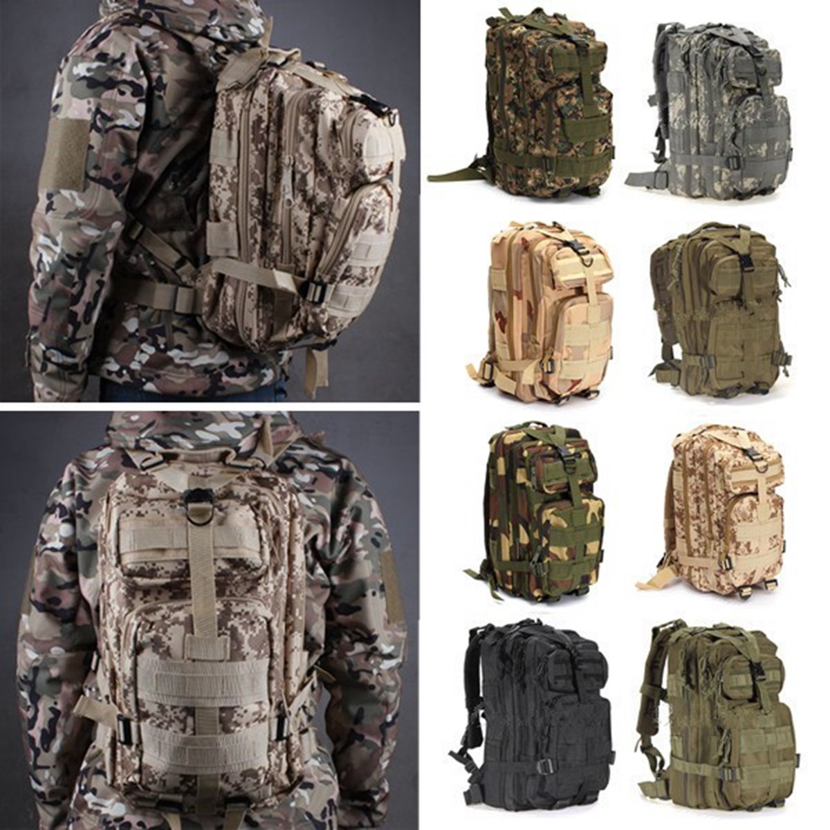 30L-Climbing-Bag-Tactical-Backpack-Waterproof-Shoulder-Backpack-Outdoor-Camping-Hunting-1817379-1