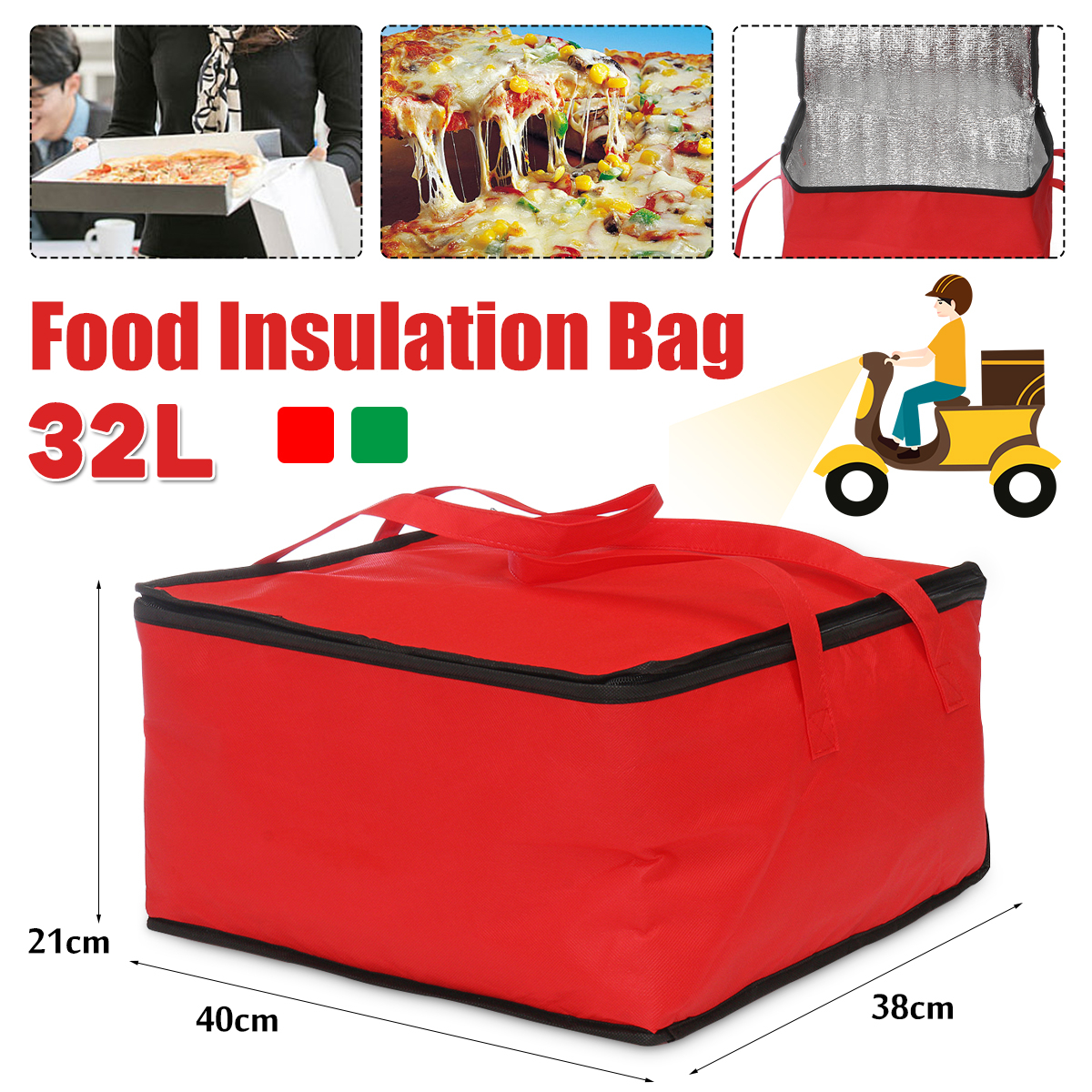 32L-Outdoor-Portable-Picnic-Bag-Insulated-Thermal-Cooler-Bag-Lunch-Food-Pizza-Storage-Bag-1554675-1