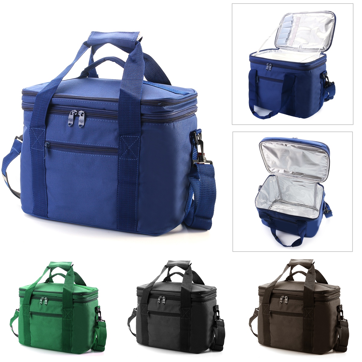 33x20x27cm-Oxford-Double-layer-Insulated-Lunch-Bag-Large-Capacity-Travel-Outdoor-Picnic-Tote-Bag-1199100-1