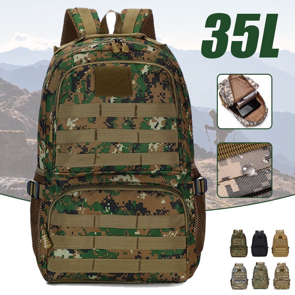 35L-Climbing-Backpack-Waterproof-Large-Rucksack-Sport-Travel-Camping-Hiking-Crossbody-Shoulder-Bag-1855392-1
