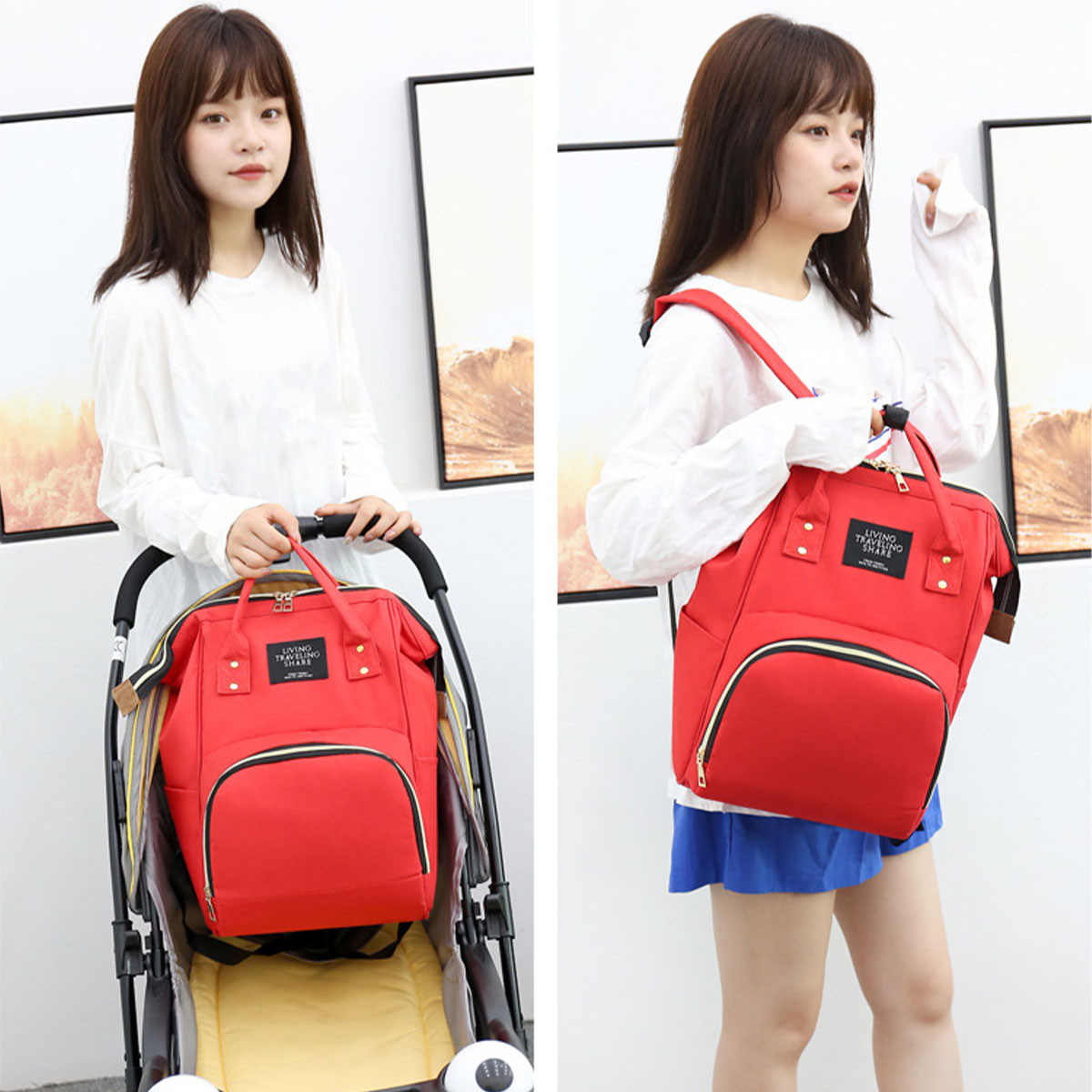 36L-Canvas-Mother-Baby-Bag-Multifunctional-Diaper-Bag-Shoulder-Bag-Backpack-Outdoor-Camping-Travel-1736483-8