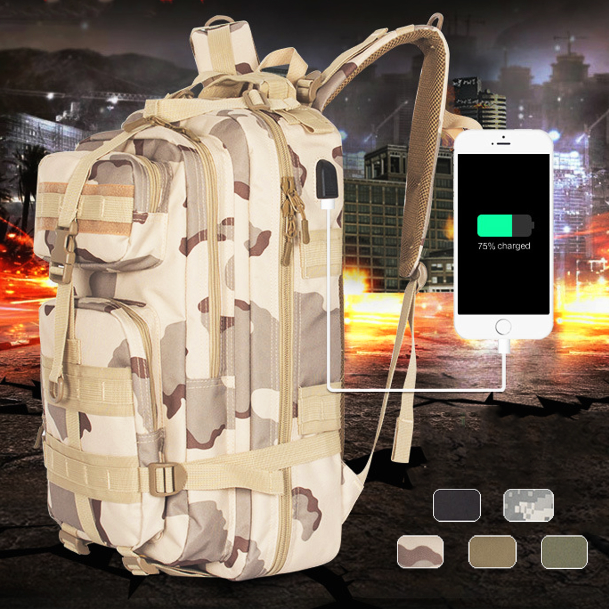 36L-Outdoor-Military-Tactical-Laptop-USB--Backpack-Waterproof-900D-Oxford-Rucksack-Camping-Hiking-1279665-2