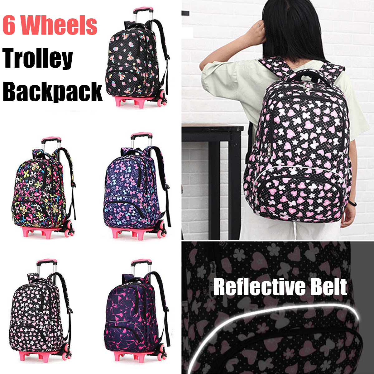 38L-6-Wheels-Removable-Luggage-Trolley-Backpack-Rucksack-Student-School-Bag-Outdoor-Travel-1555964-1