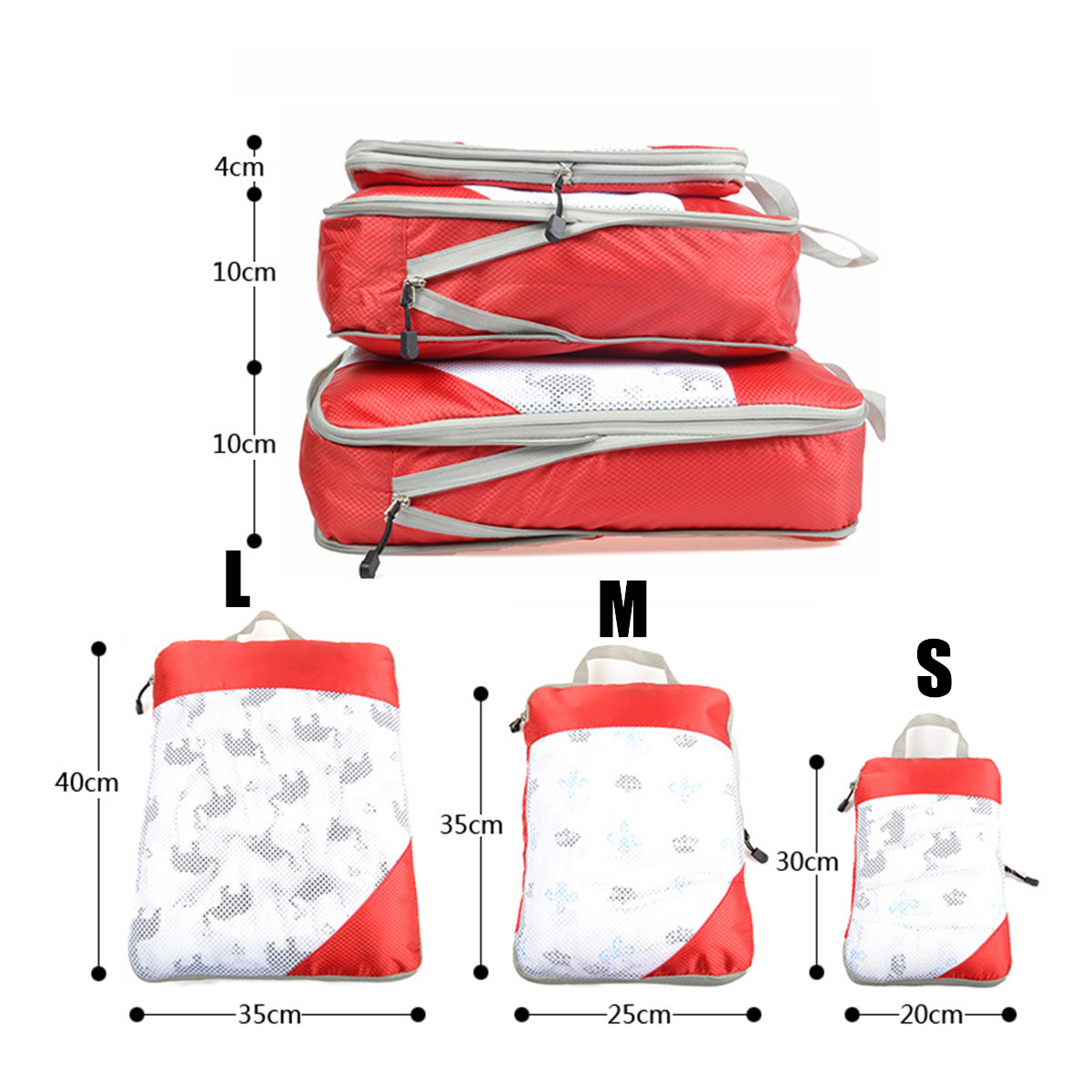 3PCS-Waterproof-Packing-Bags-Outdoor-Traveling-Luggage-Storage-Bag-Clothes-Bags-1603720-2