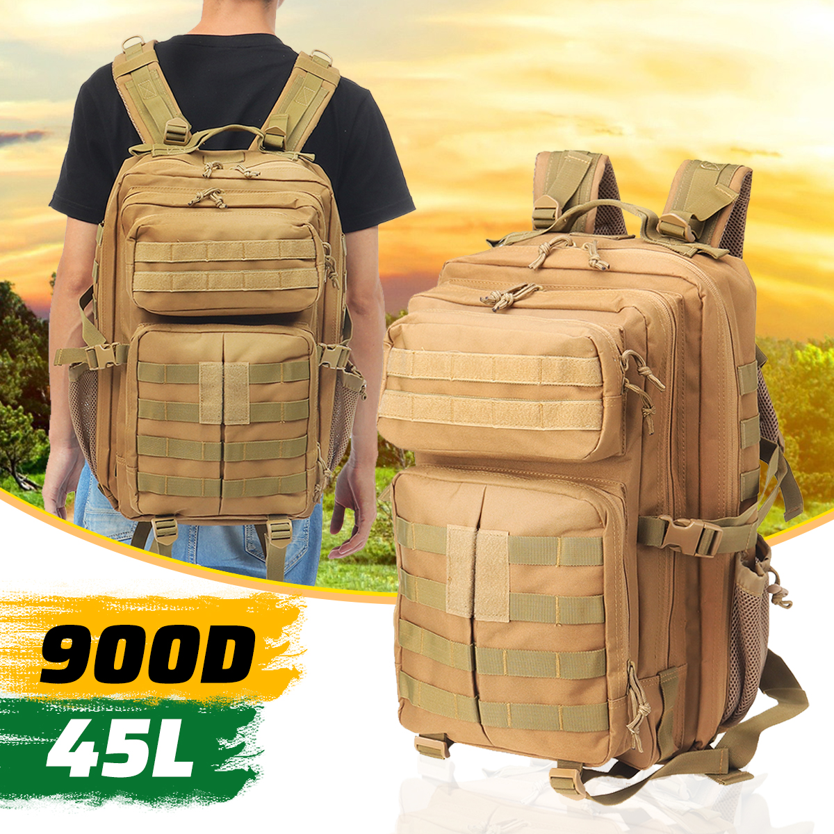 45L-900D-Waterproof-Tactical-Backpack-Oxford-Cloth-Molle-Military-Outdoor-Bag-Traveling-Camping-Hiki-1560781-1