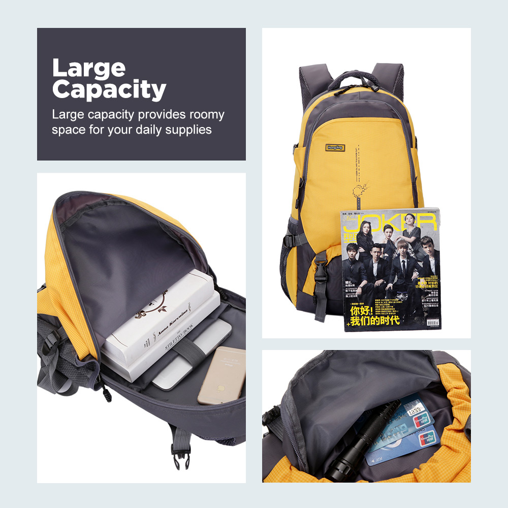 45L-Backpack-Waterproof-Nylon-Shoulder-Bag-Leisure-Camping-Travel-Climbing-Bag-1525919-2