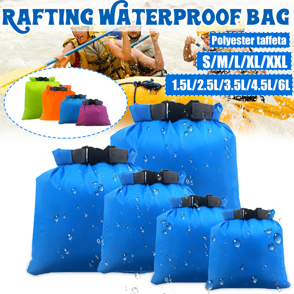 5PCS-Waterproof-Drifting-Storage-Bag-Multi-Function-Upstream-Waterproof-Bag-Kayak-Drying-Bag-1525354-1698632-1