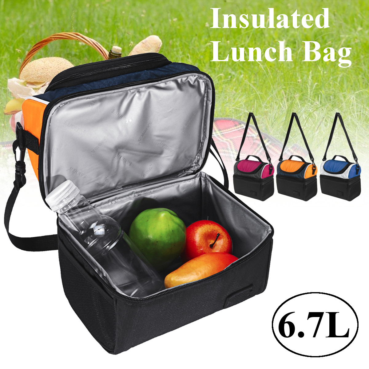 67L-Picnic-Bag-Waterproof-Lunch-Shoulder-Bag-Portable-Dual-Compartment-Camping-Thermal-Bag-Ice-Pack-1353297-1