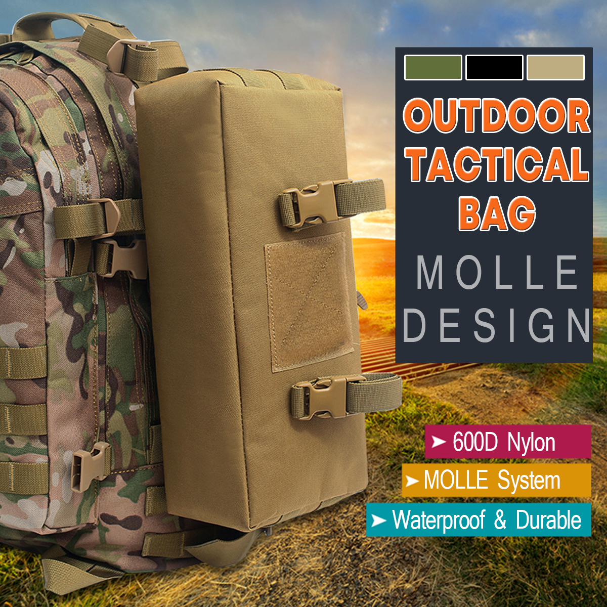 6L-600D-Nylon-Outdoor-Tactical-MOLLE-Waist-Bag-Hiking-Sport-Pouch-with-Shoulder-Strap-For-Travel-Adv-1589880-3