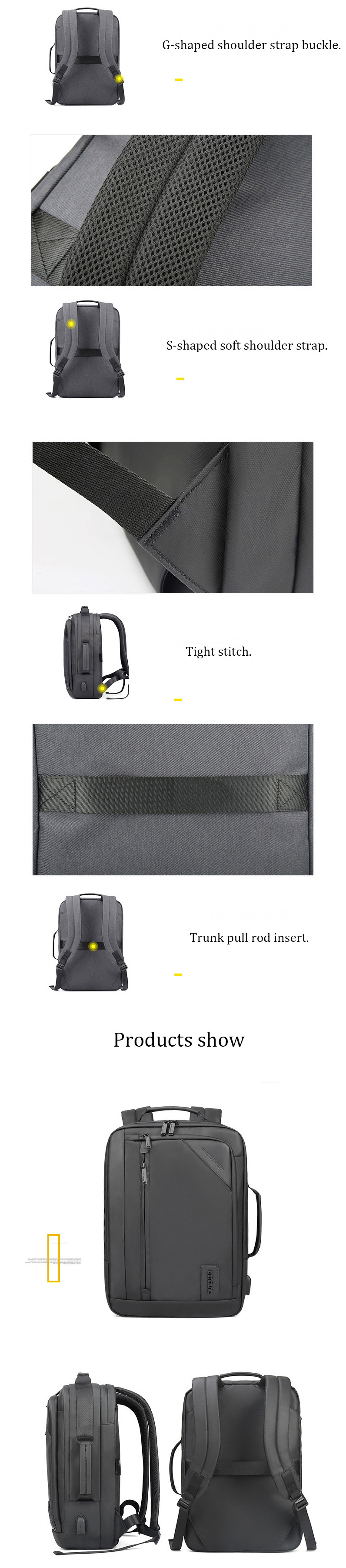 ARCTICHUNTER-B00326-Waterproof-Men-Backpack-Outdoor-Travel-Storage-Bags-Business--Laptop-Bags-1620909-3