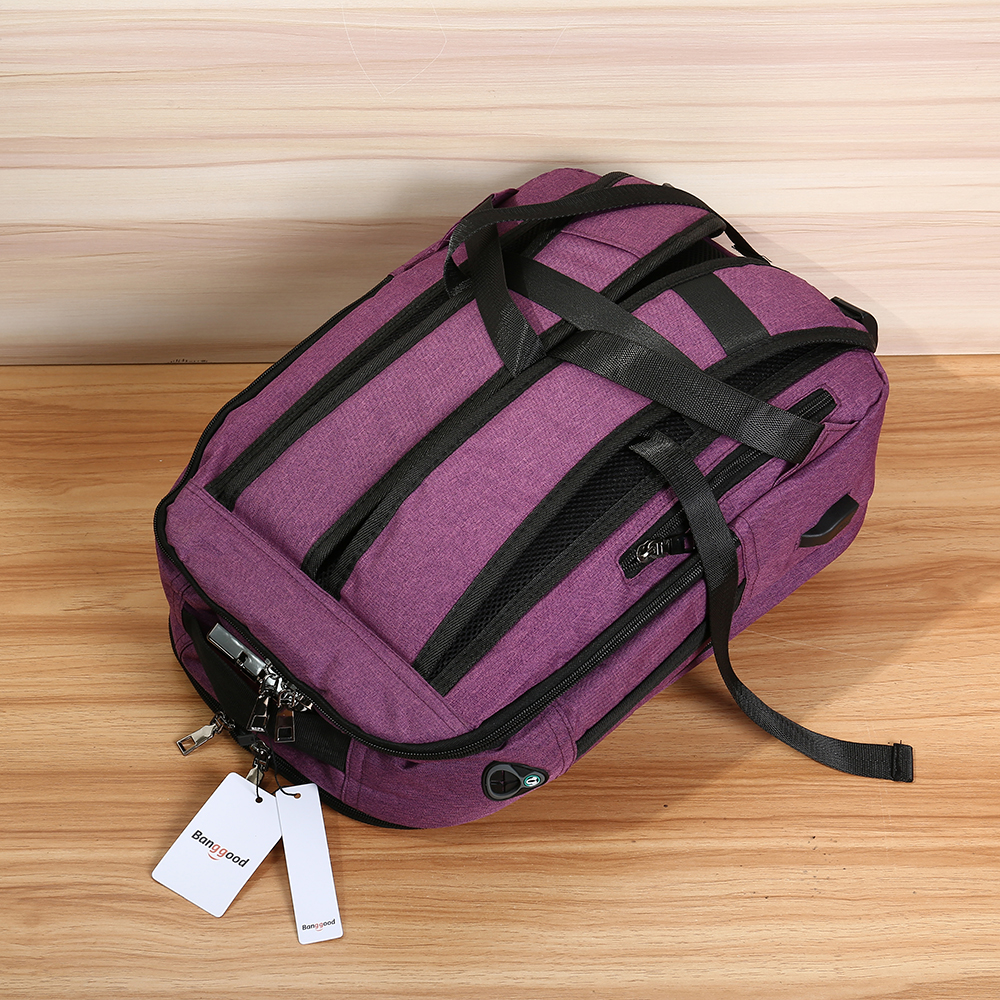 Bang-good-17L-Anti-theft-Men-Women-Laptop-Notebook-Backpack-USB-Charging-Port-Lock-Travel-School-Bag-1278887-9