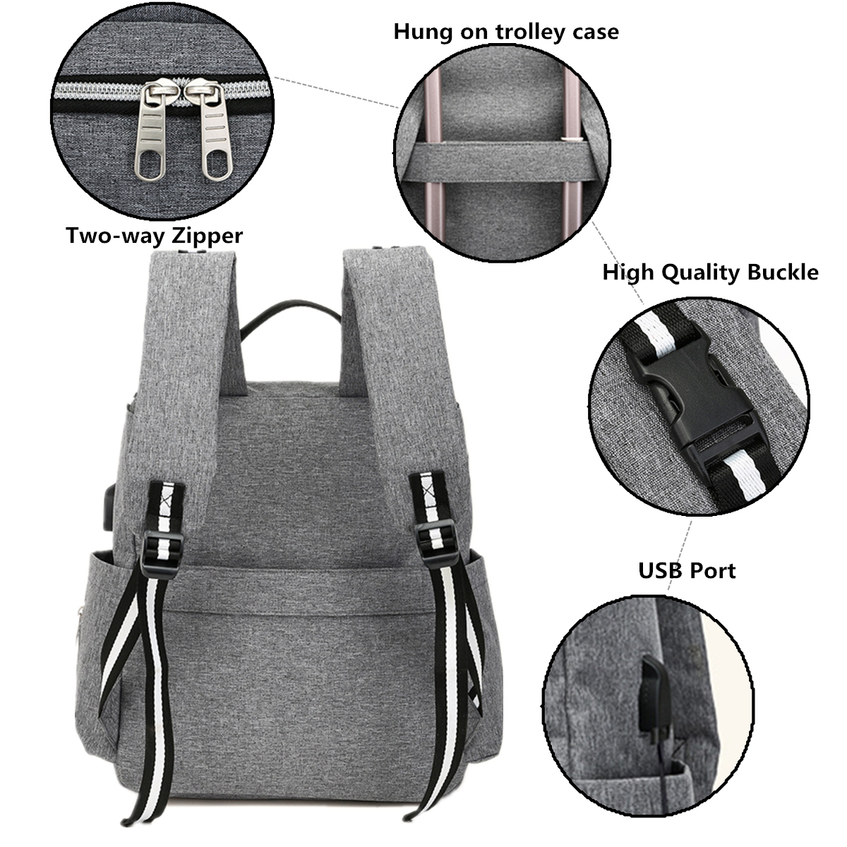 Bang-good-20L-Outdoor-Travel-USB-Mummy-Backpack-Waterproof-Multifunctional-Baby-Nappy-Diapers-Bag-1414597-5