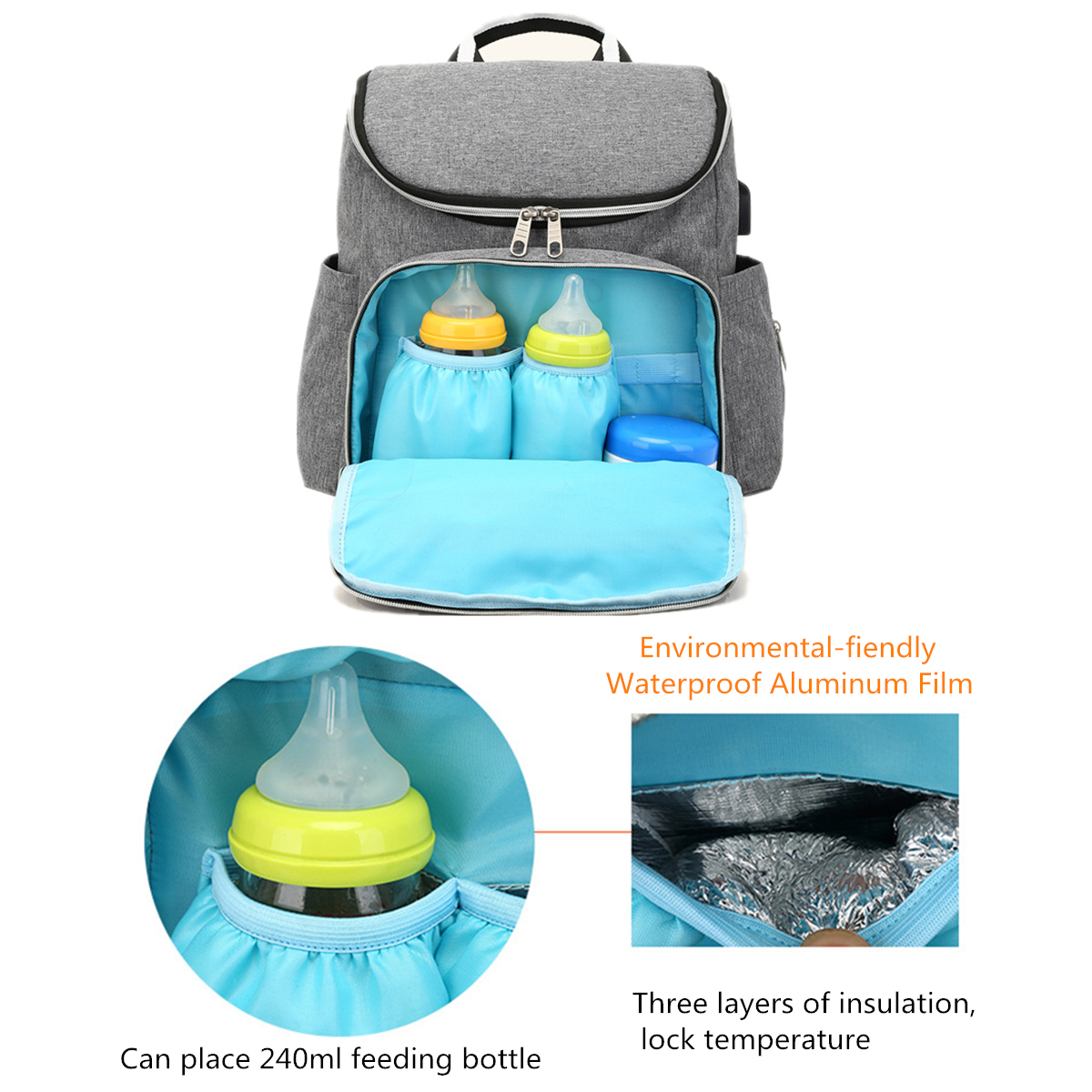 Bang-good-20L-Outdoor-Travel-USB-Mummy-Backpack-Waterproof-Multifunctional-Baby-Nappy-Diapers-Bag-1414597-9