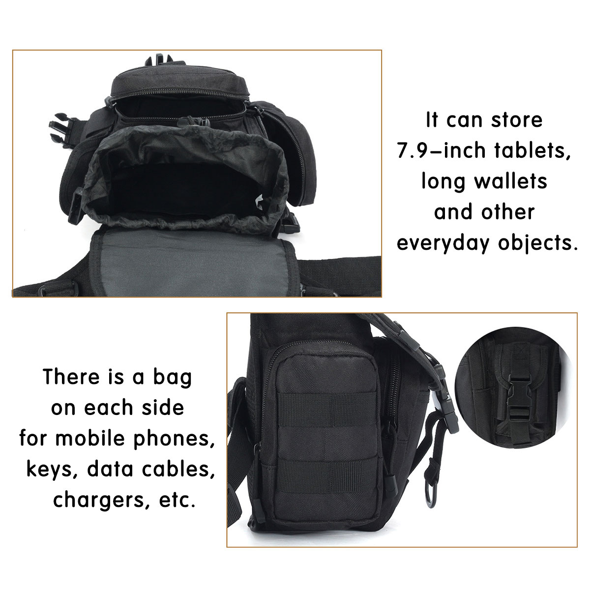 Canvas-Waterproof-Tactical-Bag-Waist-Pack-Leg-Bag-Camping-Hiking-Hunting-Belt-Bag-1618500-4