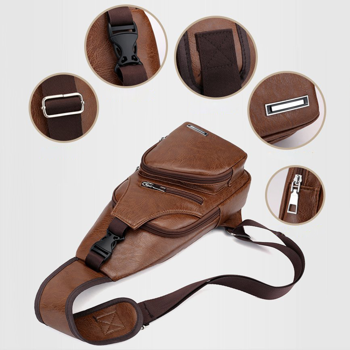 Casual-Outdoor-Travel-USB-Charging-Port-Sling-Bag-Leather-Chest-Bag-Crossbody-Bag-1637756-4