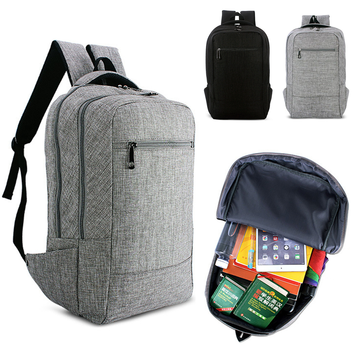 IPReereg-156inch-Men-Laptop-Canvas-Backpack-School-Business-Travel-Shoulder-Bag-Rucksack-1193578-1